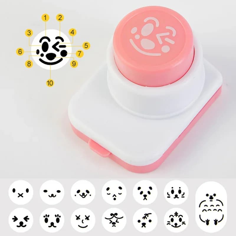 Направи си сам перфоратор за нори/водорасли, форми за оризени топки със smile face, аниме оризени топки онигири, релефен уред, форма за суши, декорация за бенто