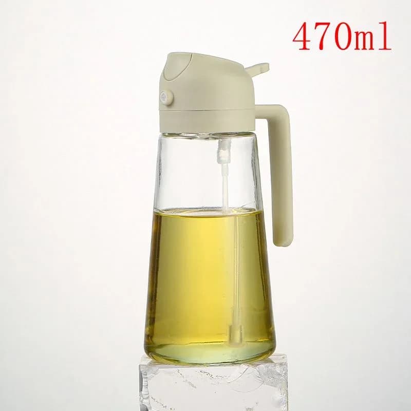1 бр. бутилка-спрей за олио 100/200/300/500ml, кухненска домашна бутилка за пръскане на ядливо зехтин, атомизиран мъгловиден резервоар за олио за еър фрайър